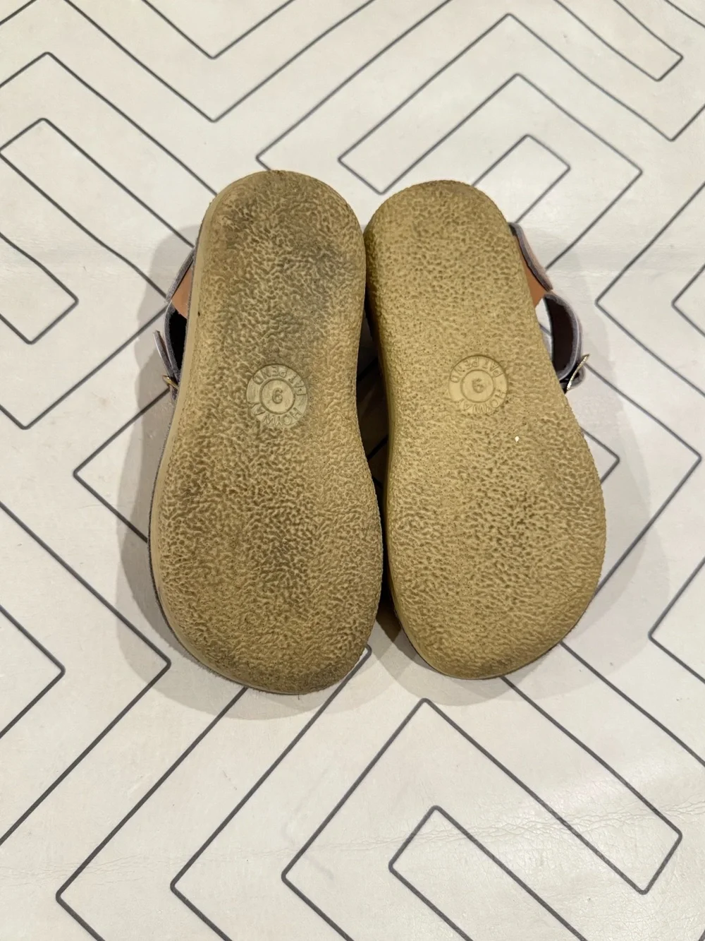 Sun and Sand Rose Gold Buckle Strap Sandals